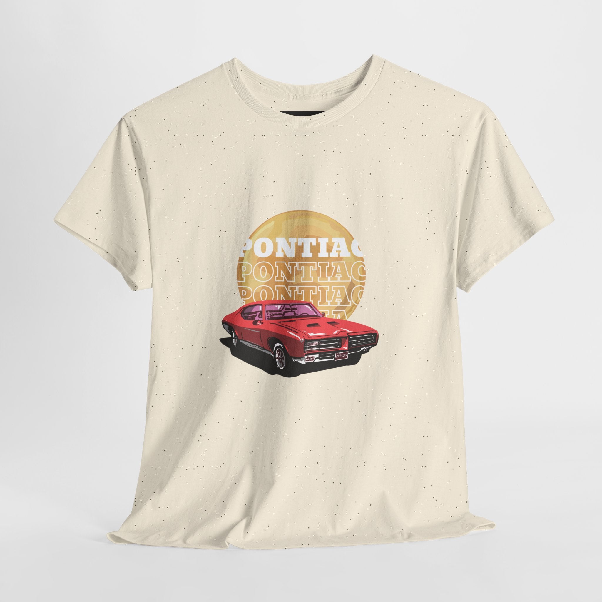 Pontiac GTO Retro Car T-Shirt — Vintage Muscle Car Graphic Tee