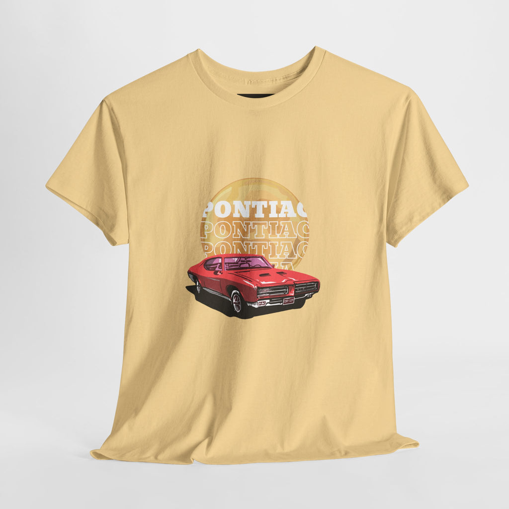 Pontiac GTO Retro Car T-Shirt — Vintage Muscle Car Graphic Tee