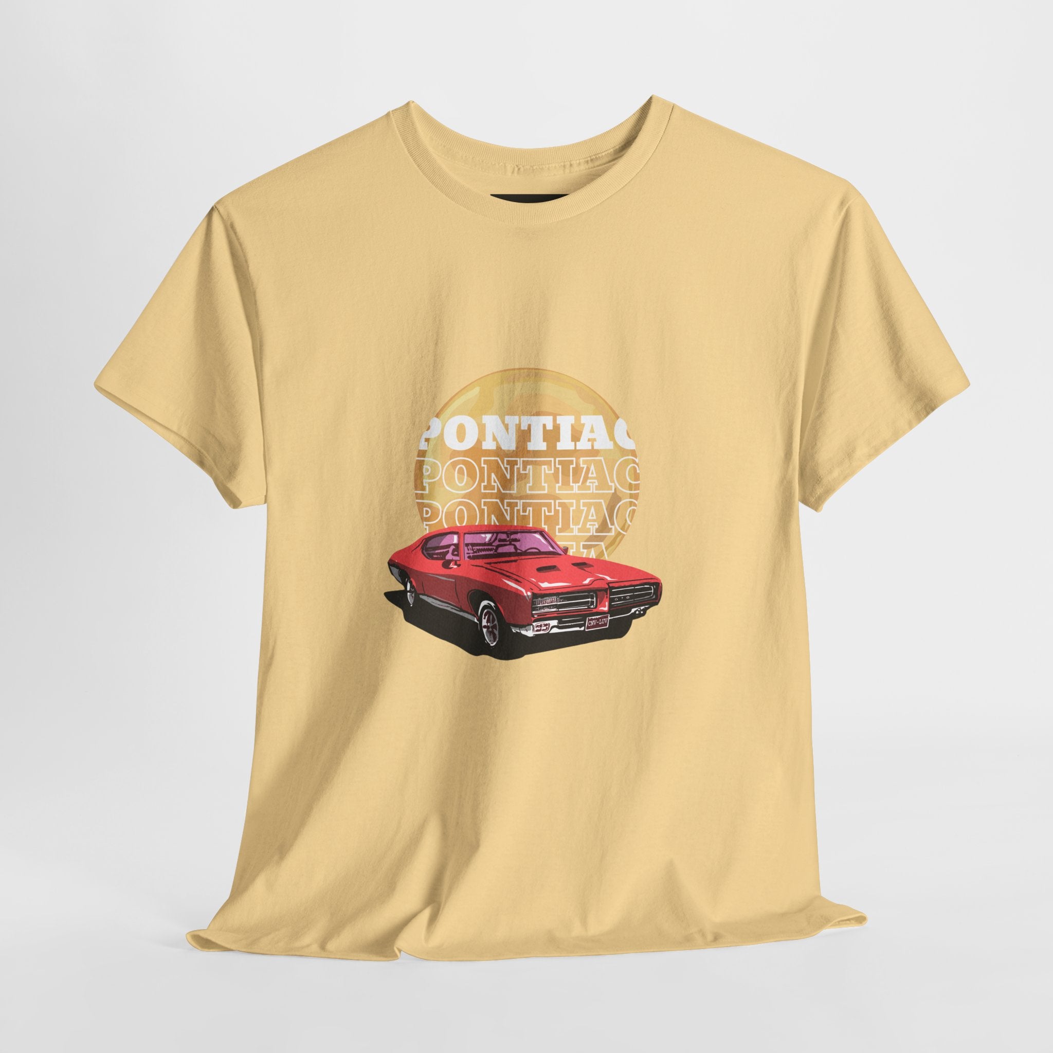 Pontiac GTO Retro Car T-Shirt — Vintage Muscle Car Graphic Tee