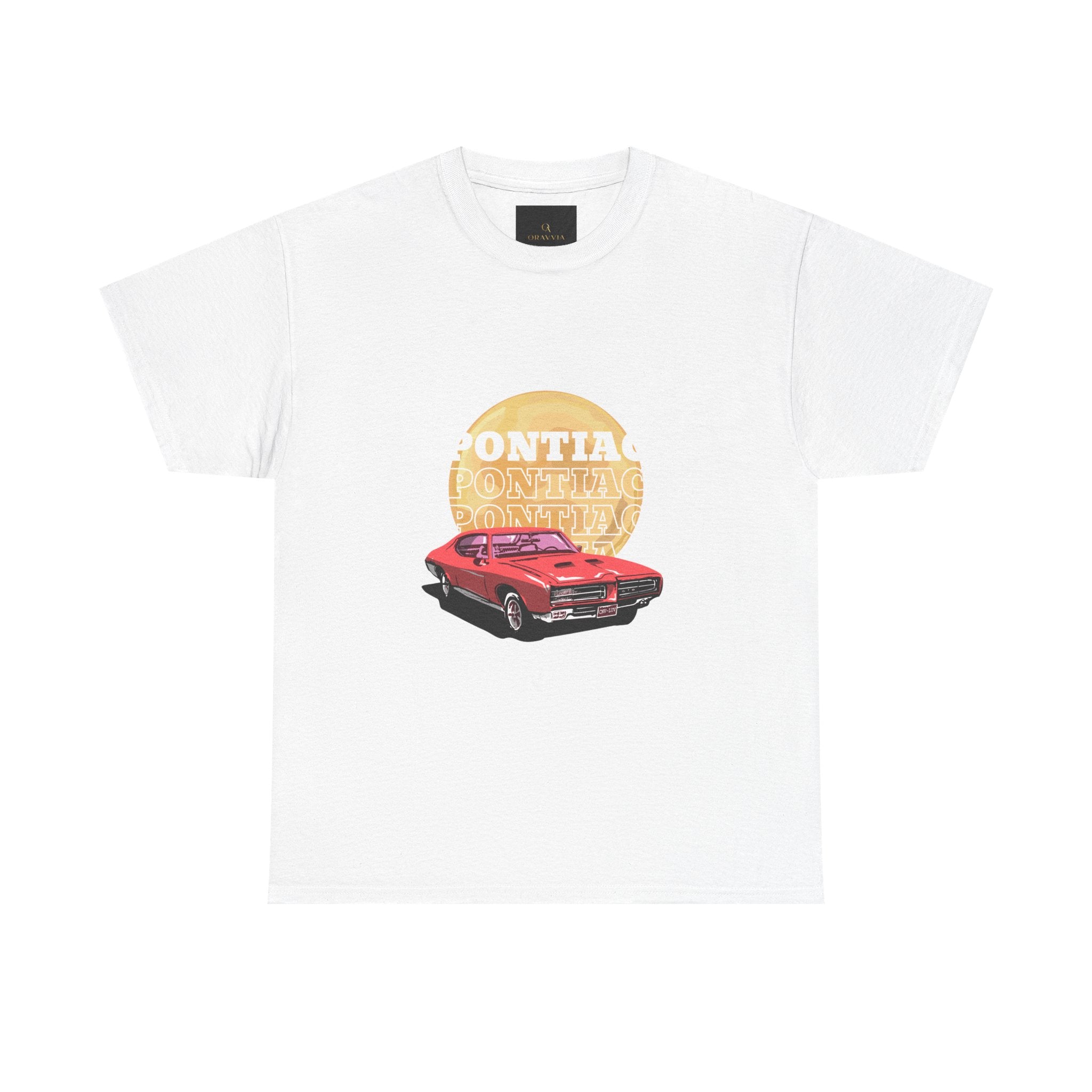 Pontiac GTO Retro Car T-Shirt — Vintage Muscle Car Graphic Tee