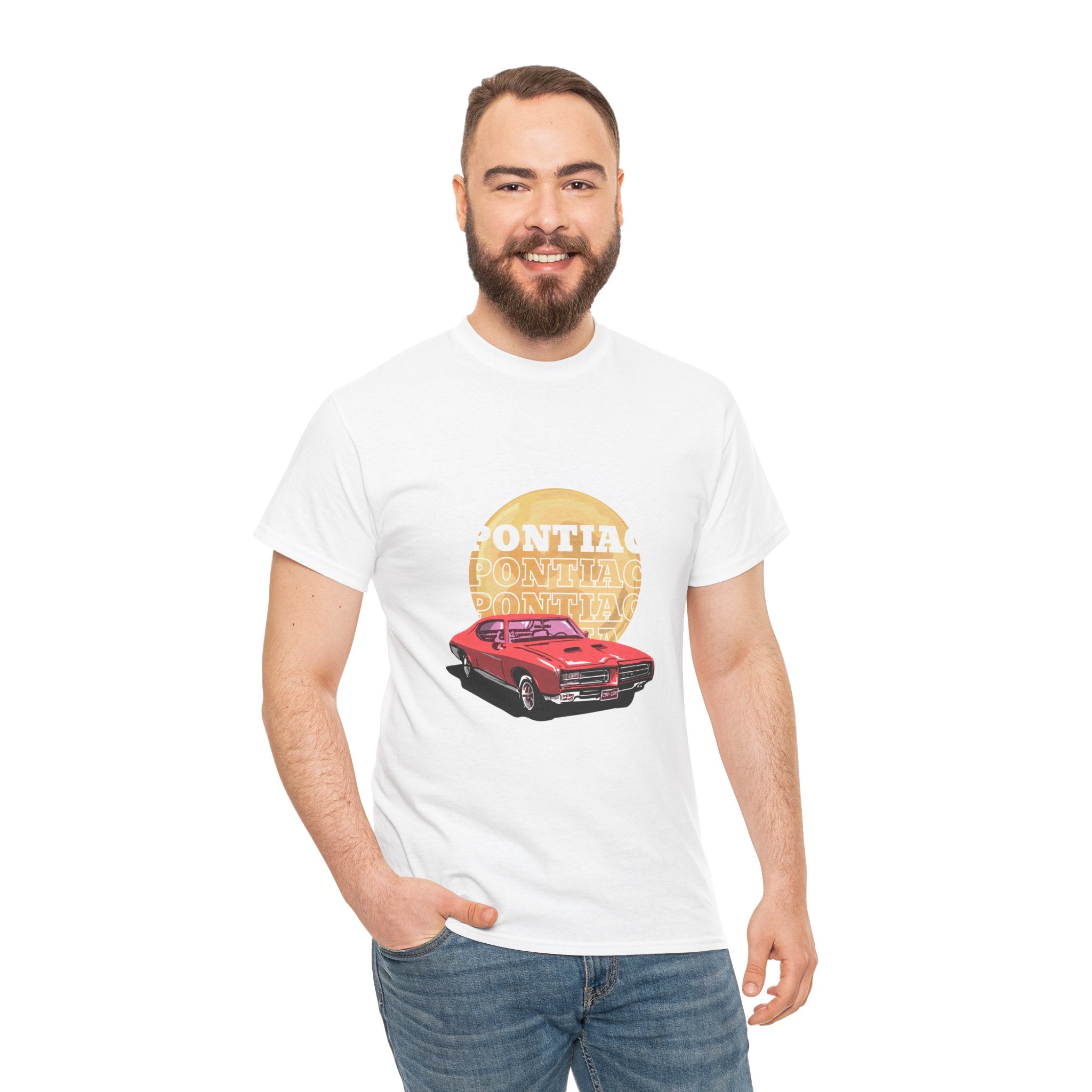 Pontiac GTO Retro Car T-Shirt — Vintage Muscle Car Graphic Tee