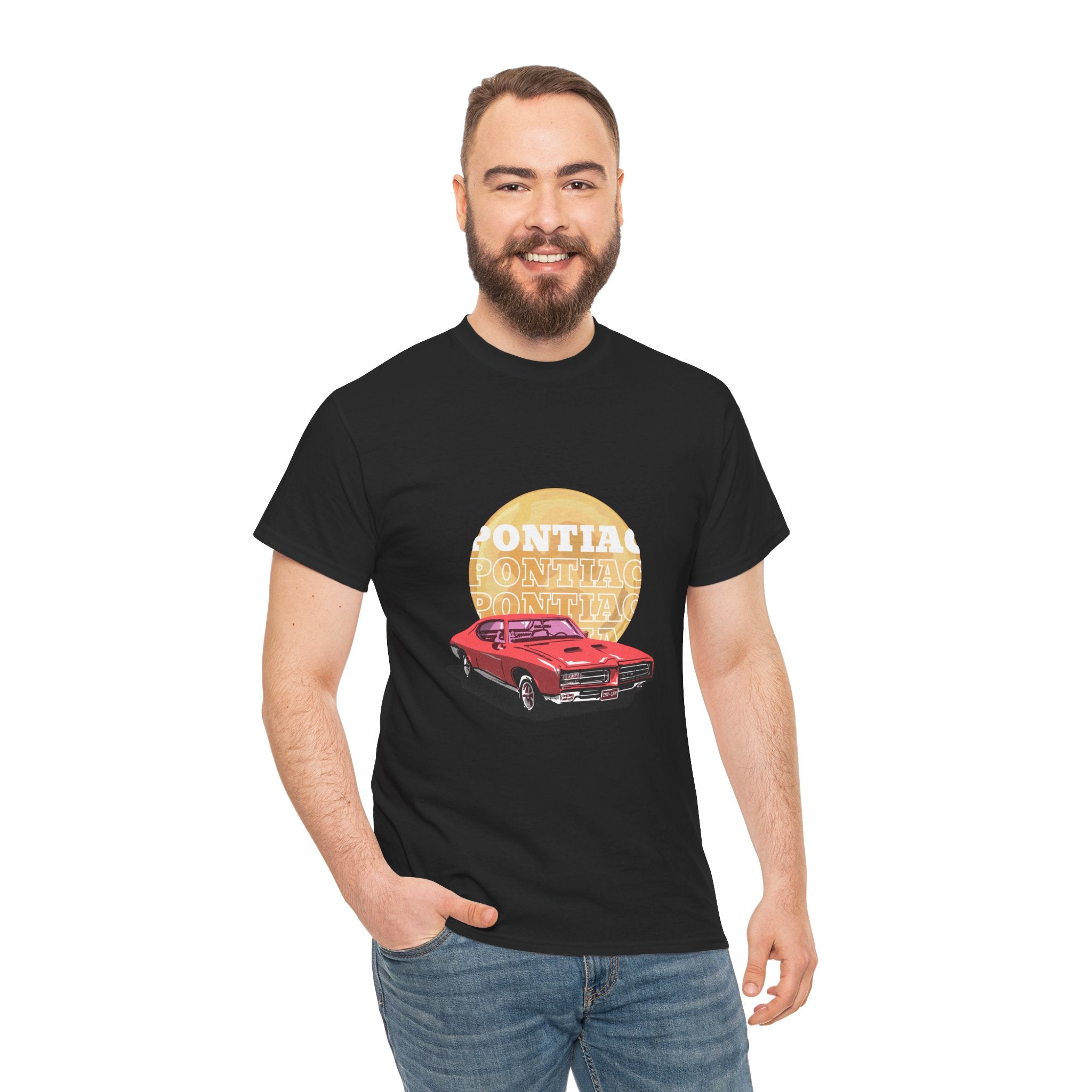 Pontiac GTO Retro Car T-Shirt — Vintage Muscle Car Graphic Tee