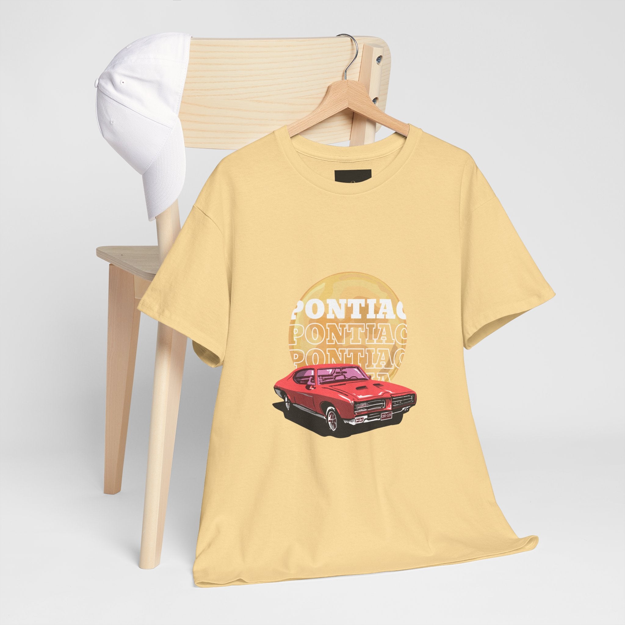 Pontiac GTO Retro Car T-Shirt — Vintage Muscle Car Graphic Tee