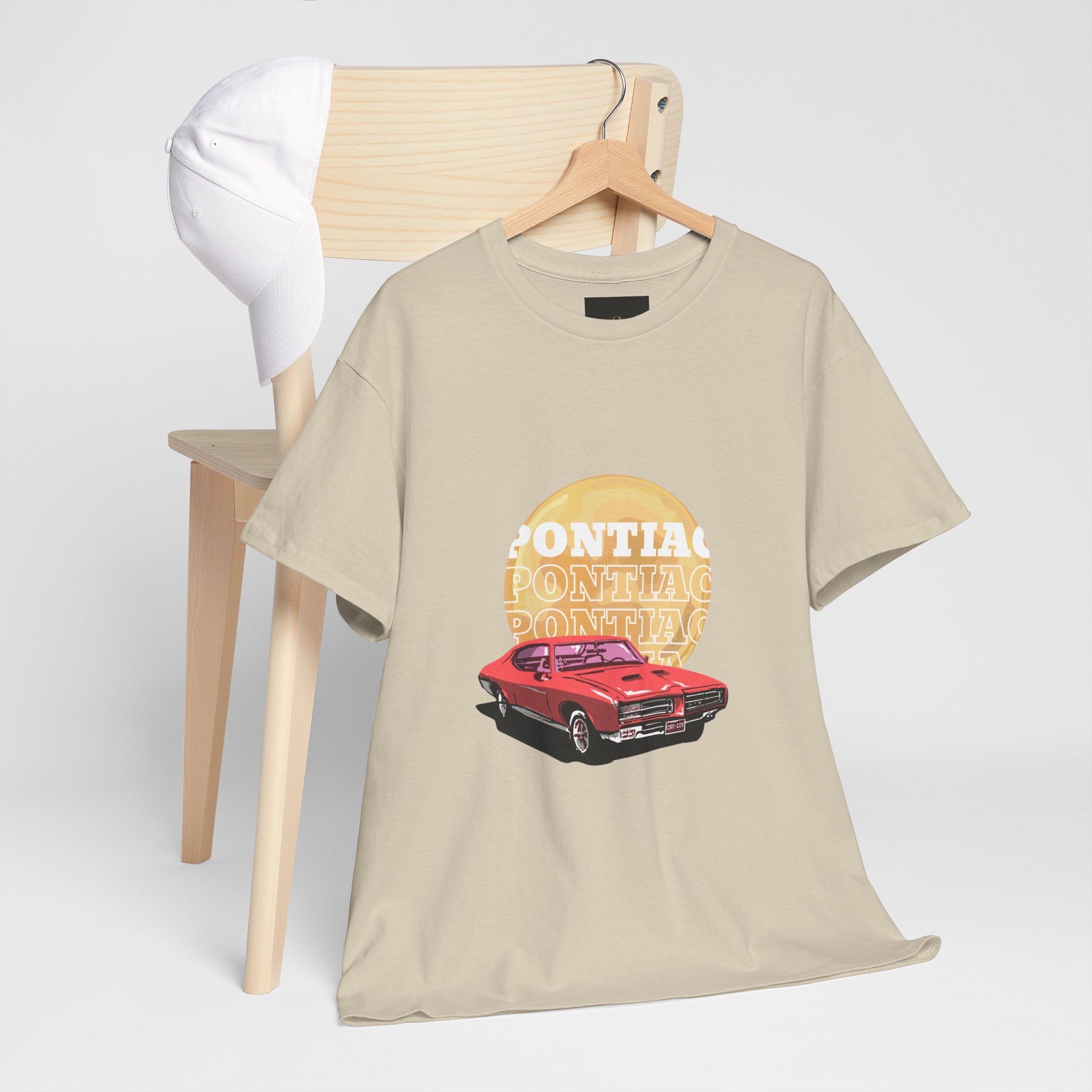 Pontiac GTO Retro Car T-Shirt — Vintage Muscle Car Graphic Tee