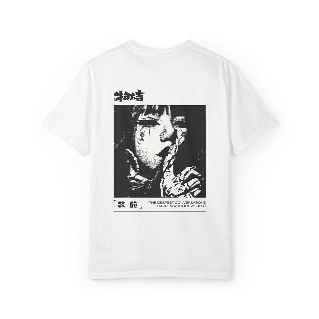 Retro Manga Graphic Tee — “The Deepest Conversations Happen When Nobody’s Around”