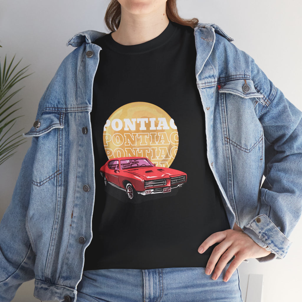 Pontiac GTO Retro Car T-Shirt — Vintage Muscle Car Graphic Tee