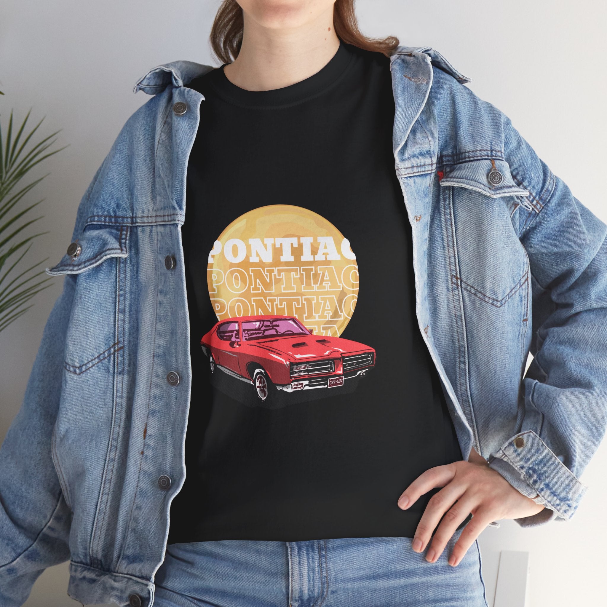 Pontiac GTO Retro Car T-Shirt — Vintage Muscle Car Graphic Tee