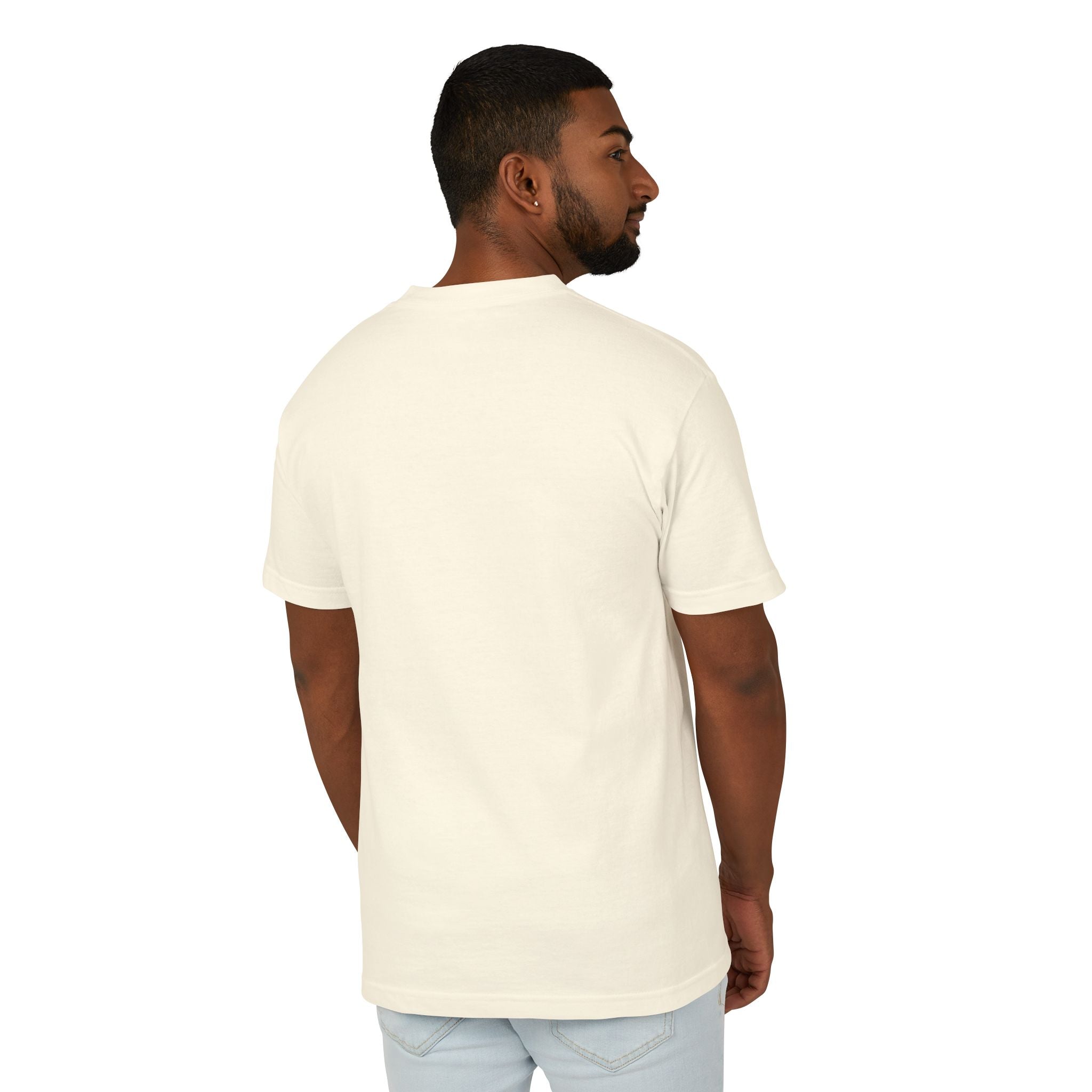 Tokyo Mirror Tee — Cream Cotton T-Shirt with Red Reversed 'TOKYO' Design