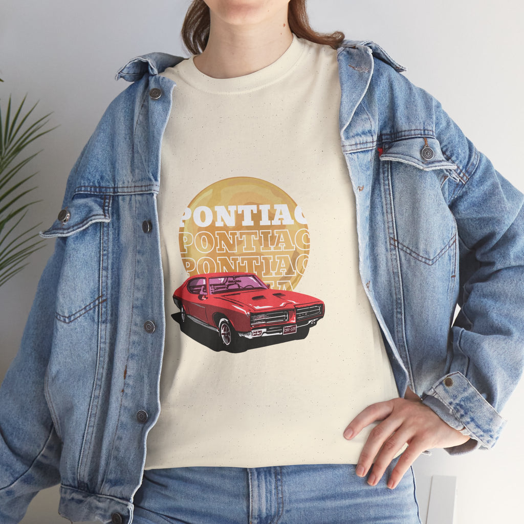 Pontiac GTO Retro Car T-Shirt — Vintage Muscle Car Graphic Tee