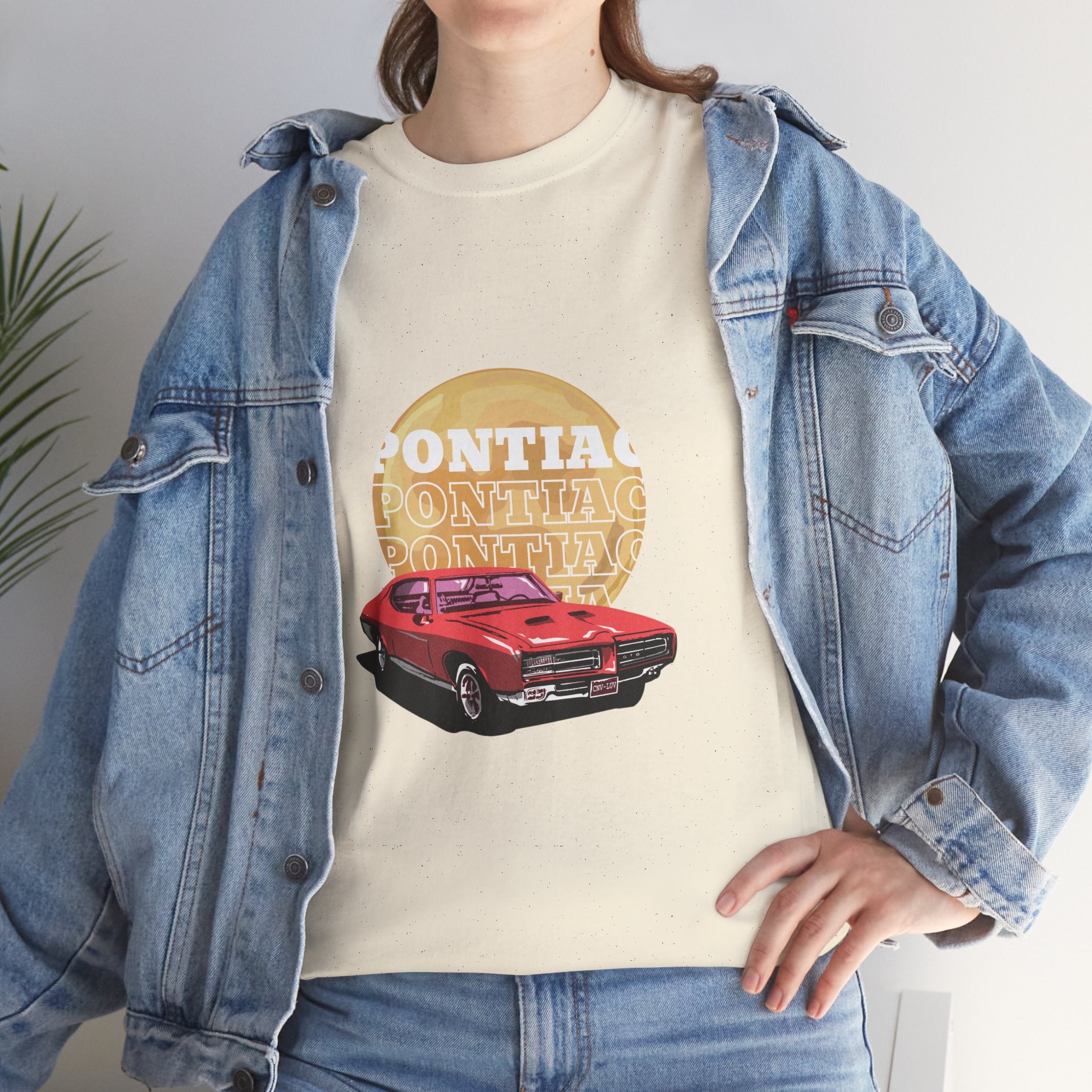 Pontiac GTO Retro Car T-Shirt — Vintage Muscle Car Graphic Tee
