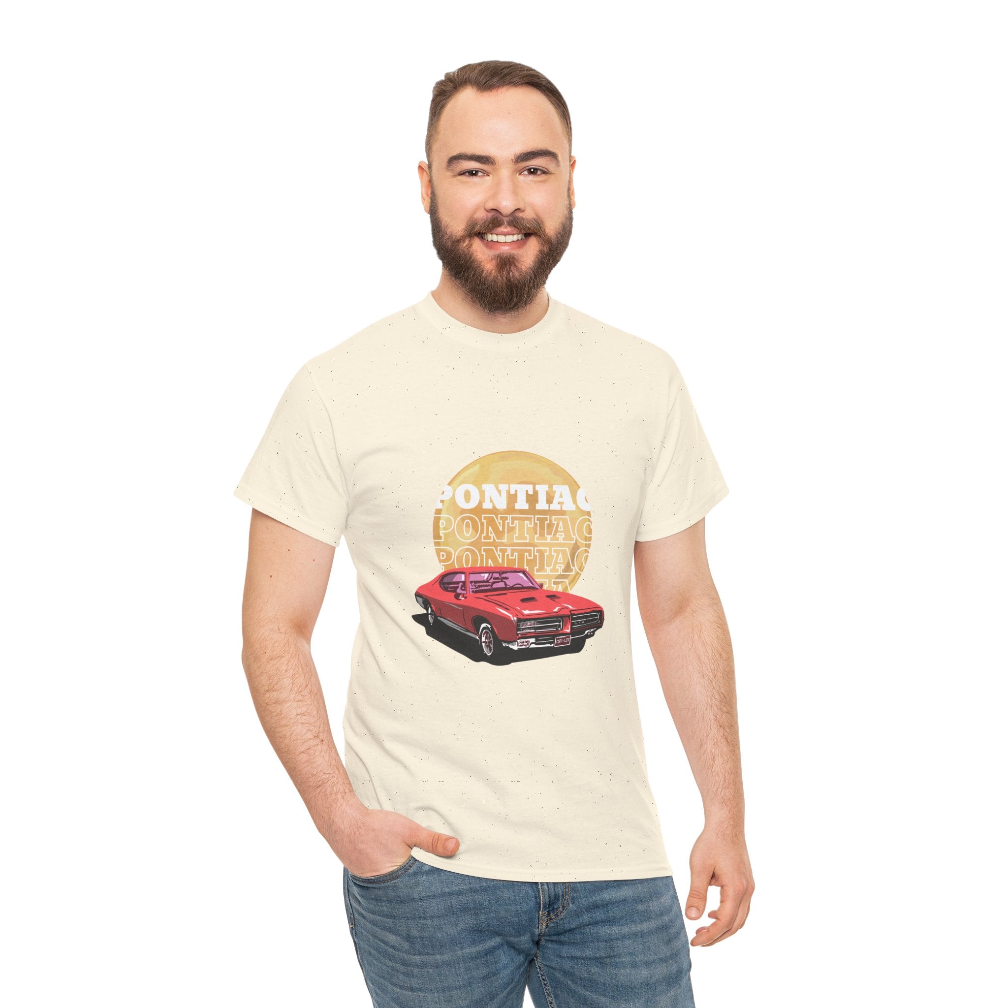 Pontiac GTO Retro Car T-Shirt — Vintage Muscle Car Graphic Tee