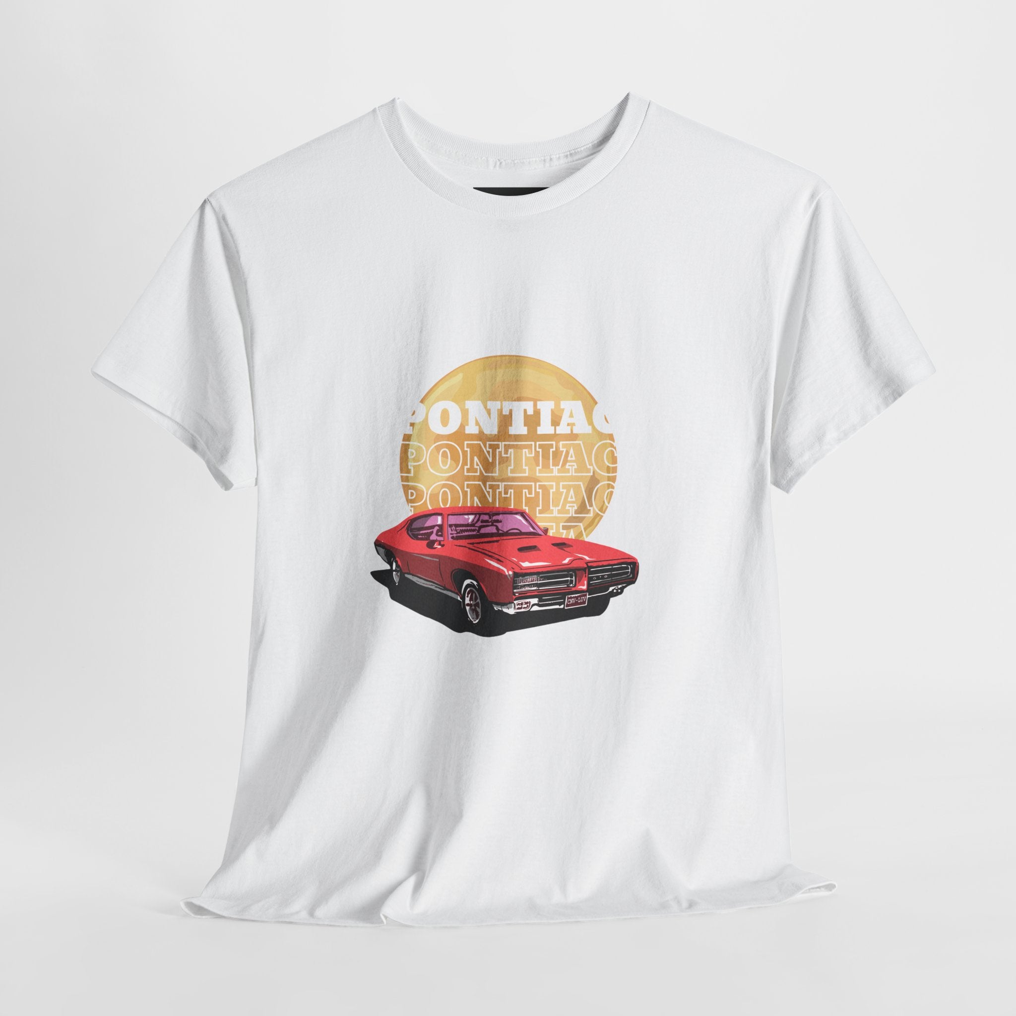 Pontiac GTO Retro Car T-Shirt — Vintage Muscle Car Graphic Tee