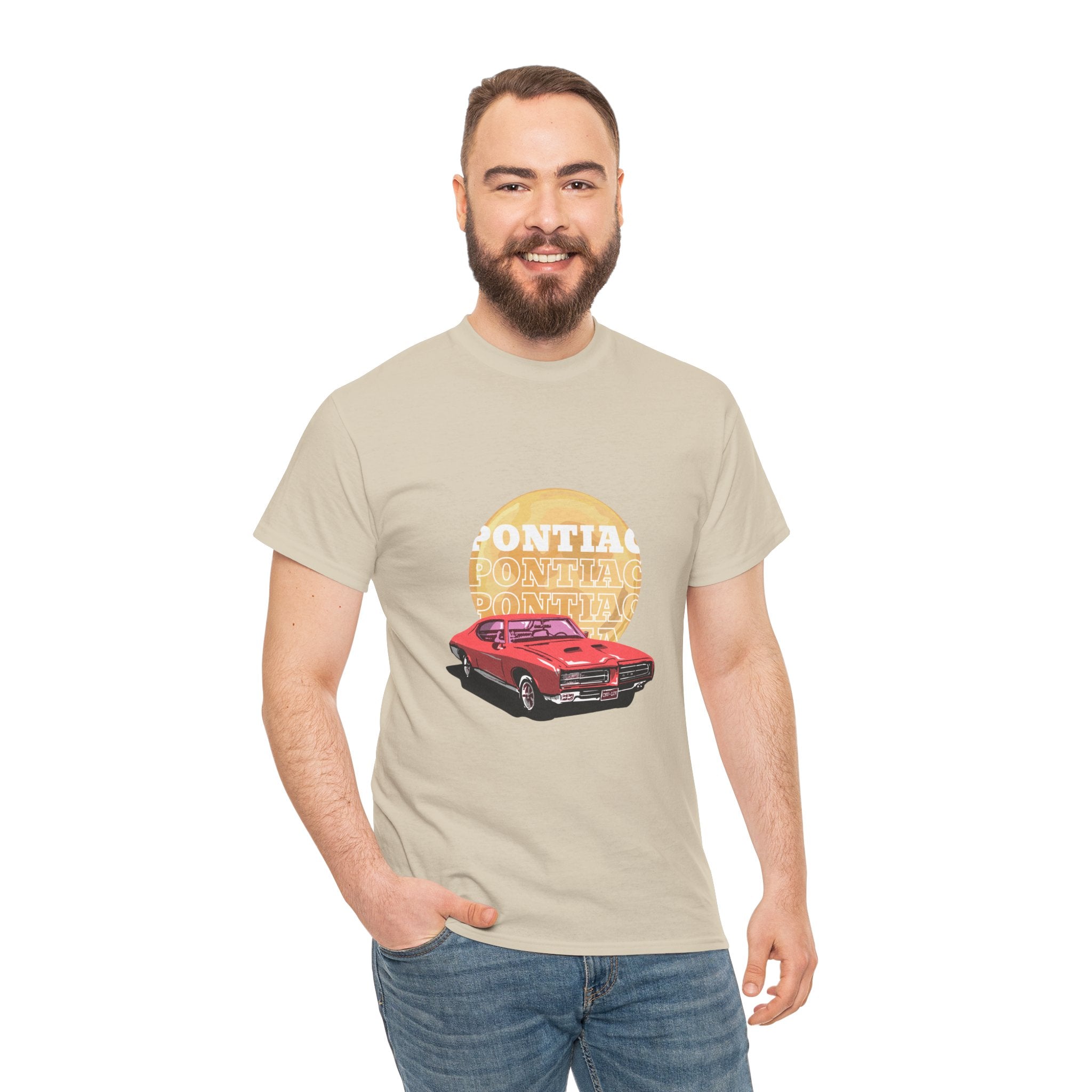 Pontiac GTO Retro Car T-Shirt — Vintage Muscle Car Graphic Tee