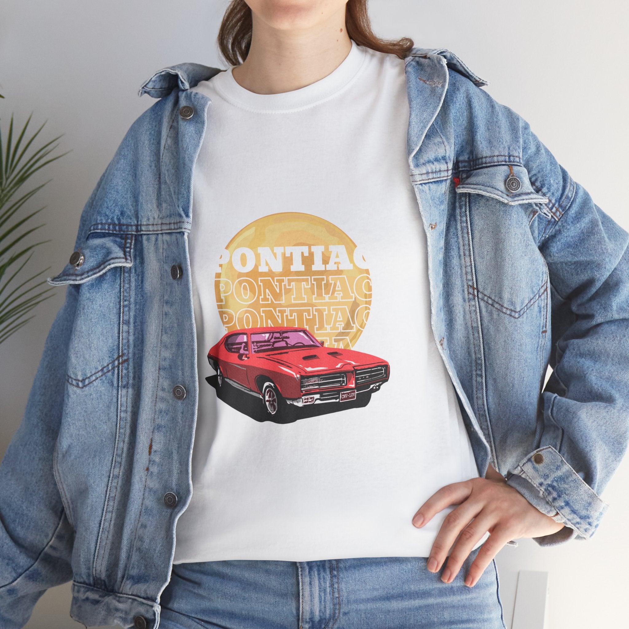 Pontiac GTO Retro Car T-Shirt — Vintage Muscle Car Graphic Tee
