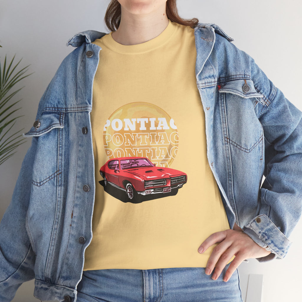 Pontiac GTO Retro Car T-Shirt — Vintage Muscle Car Graphic Tee