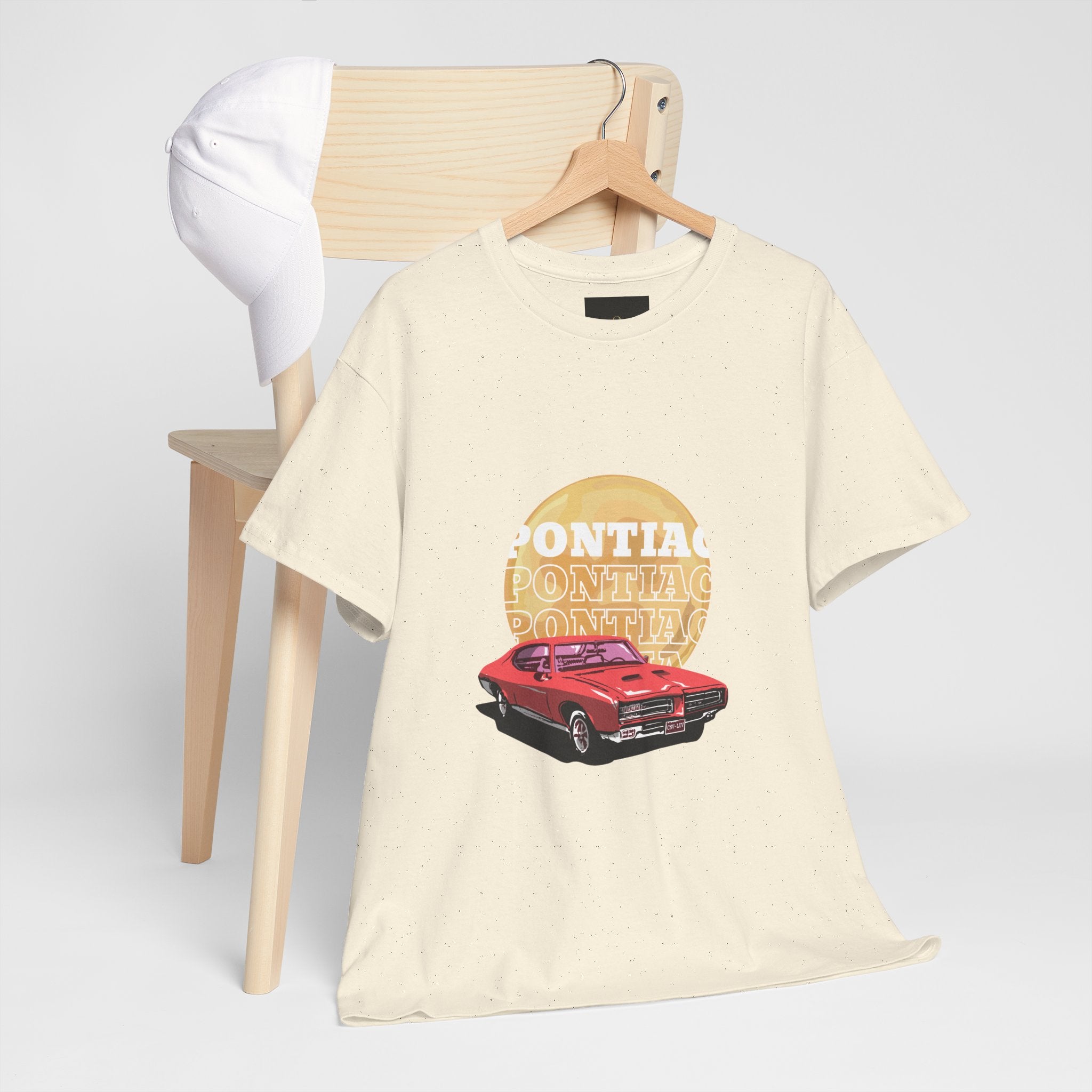 Pontiac GTO Retro Car T-Shirt — Vintage Muscle Car Graphic Tee
