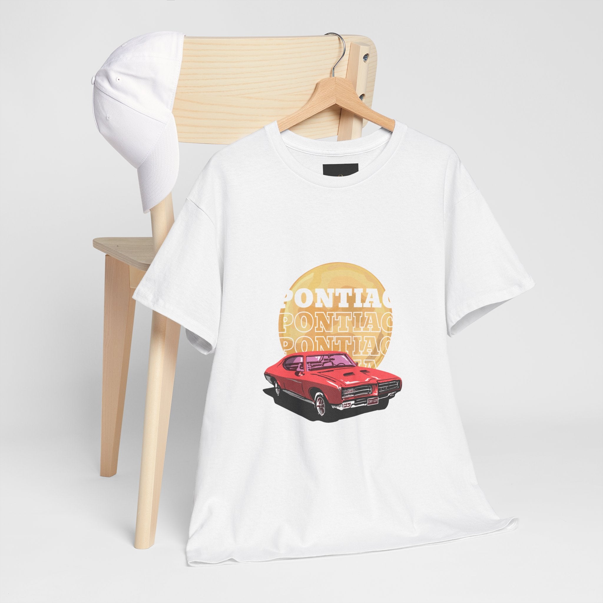 Pontiac GTO Retro Car T-Shirt — Vintage Muscle Car Graphic Tee