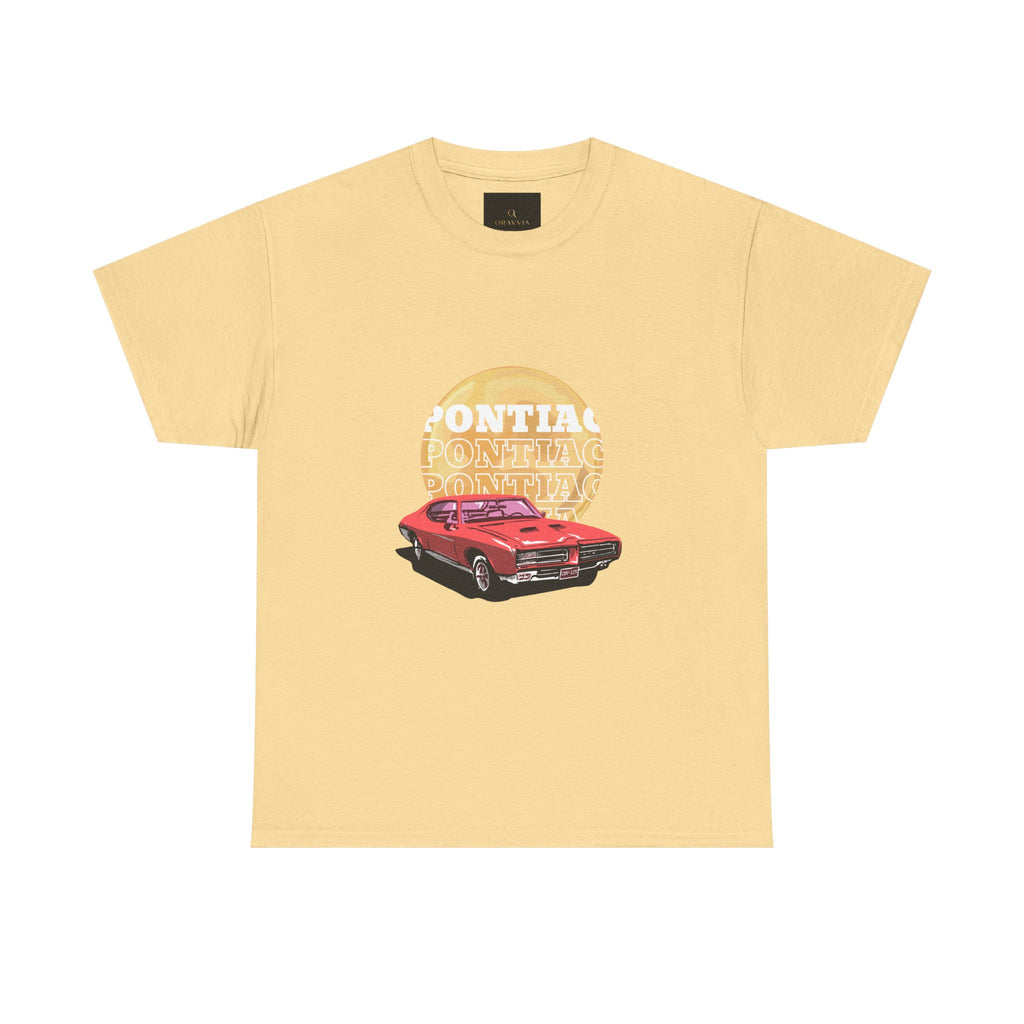 Pontiac GTO Retro Car T-Shirt — Vintage Muscle Car Graphic Tee