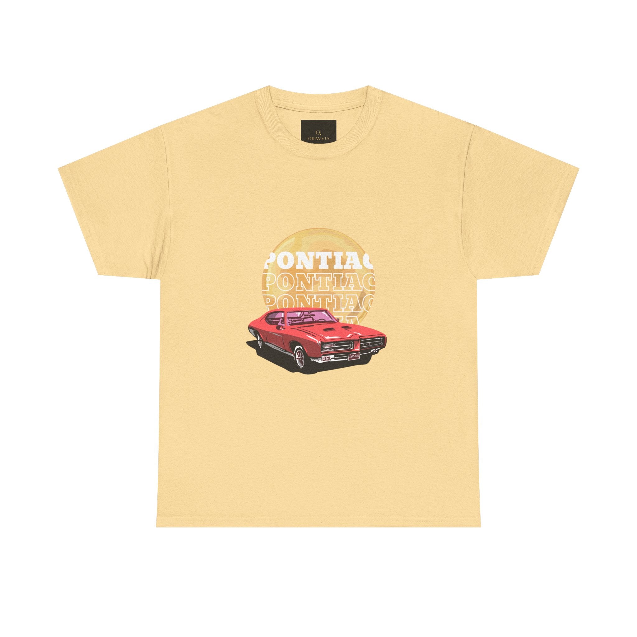 Pontiac GTO Retro Car T-Shirt — Vintage Muscle Car Graphic Tee