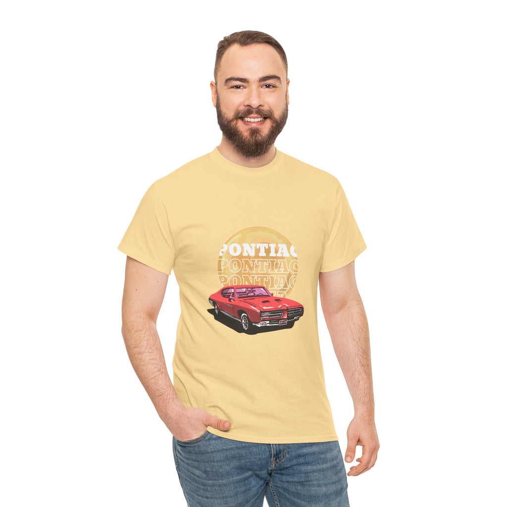 Pontiac GTO Retro Car T-Shirt — Vintage Muscle Car Graphic Tee